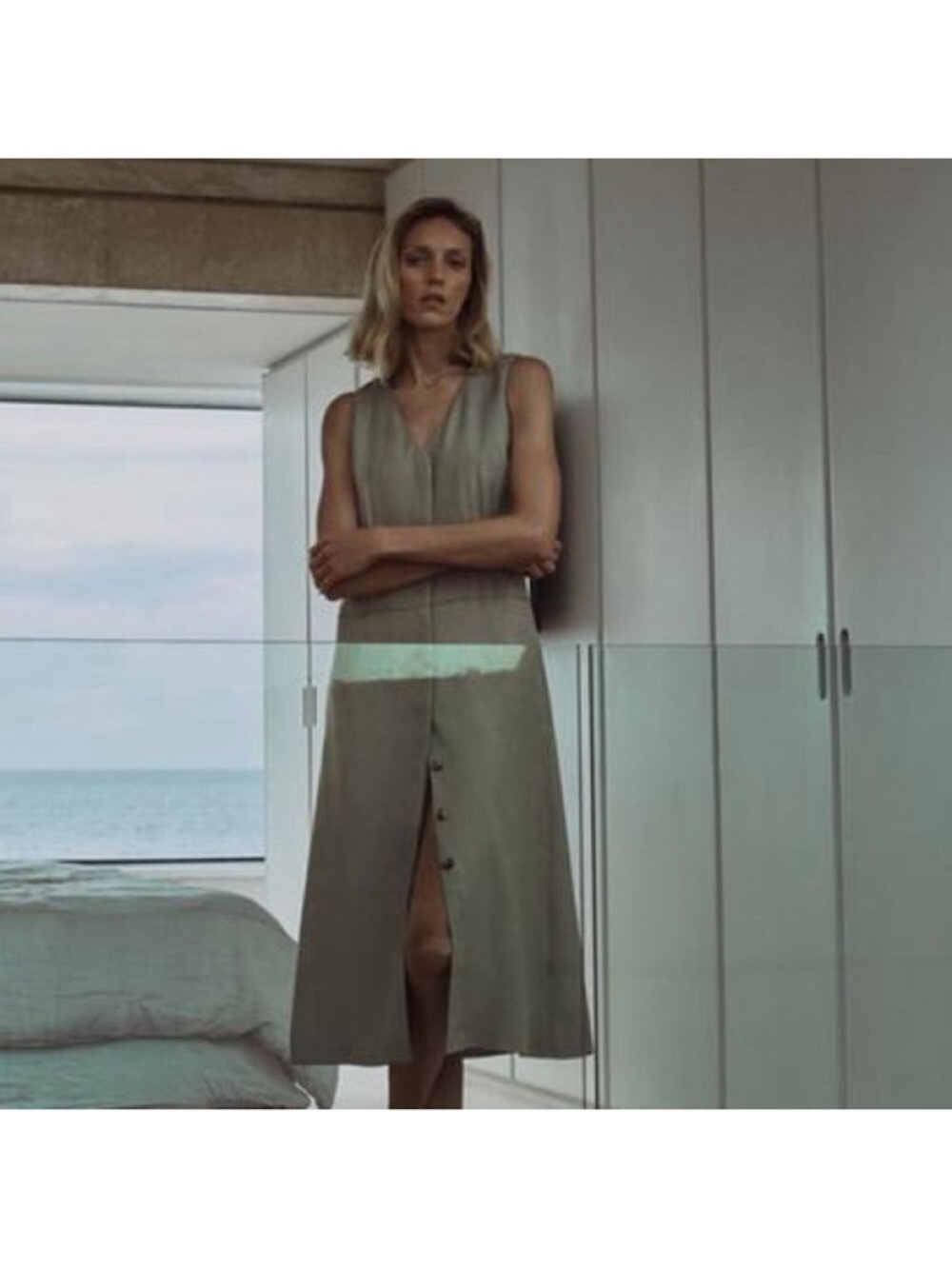 Zara linen dress